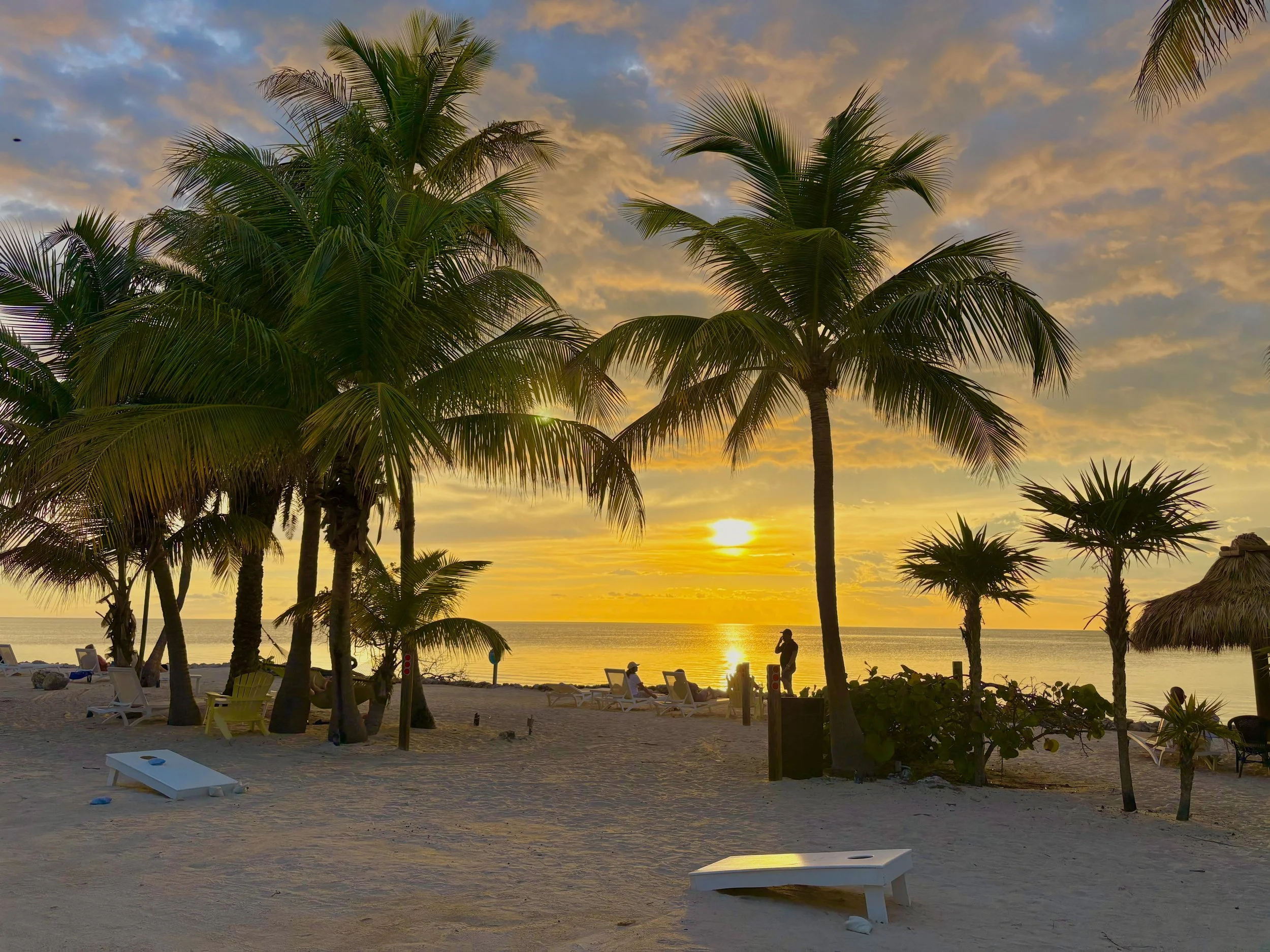 Sunset at Lime Tree Bay Resort in Florida Keys, Islamorada