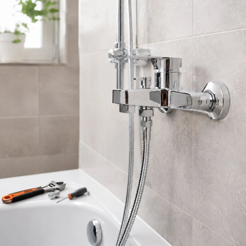bathroom tap installation