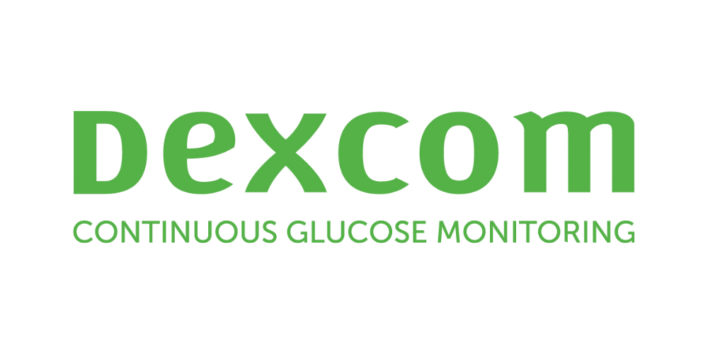 Dexcom logo with the text 'CONTINUOUS GLUCOSE MONITORING' underneath.