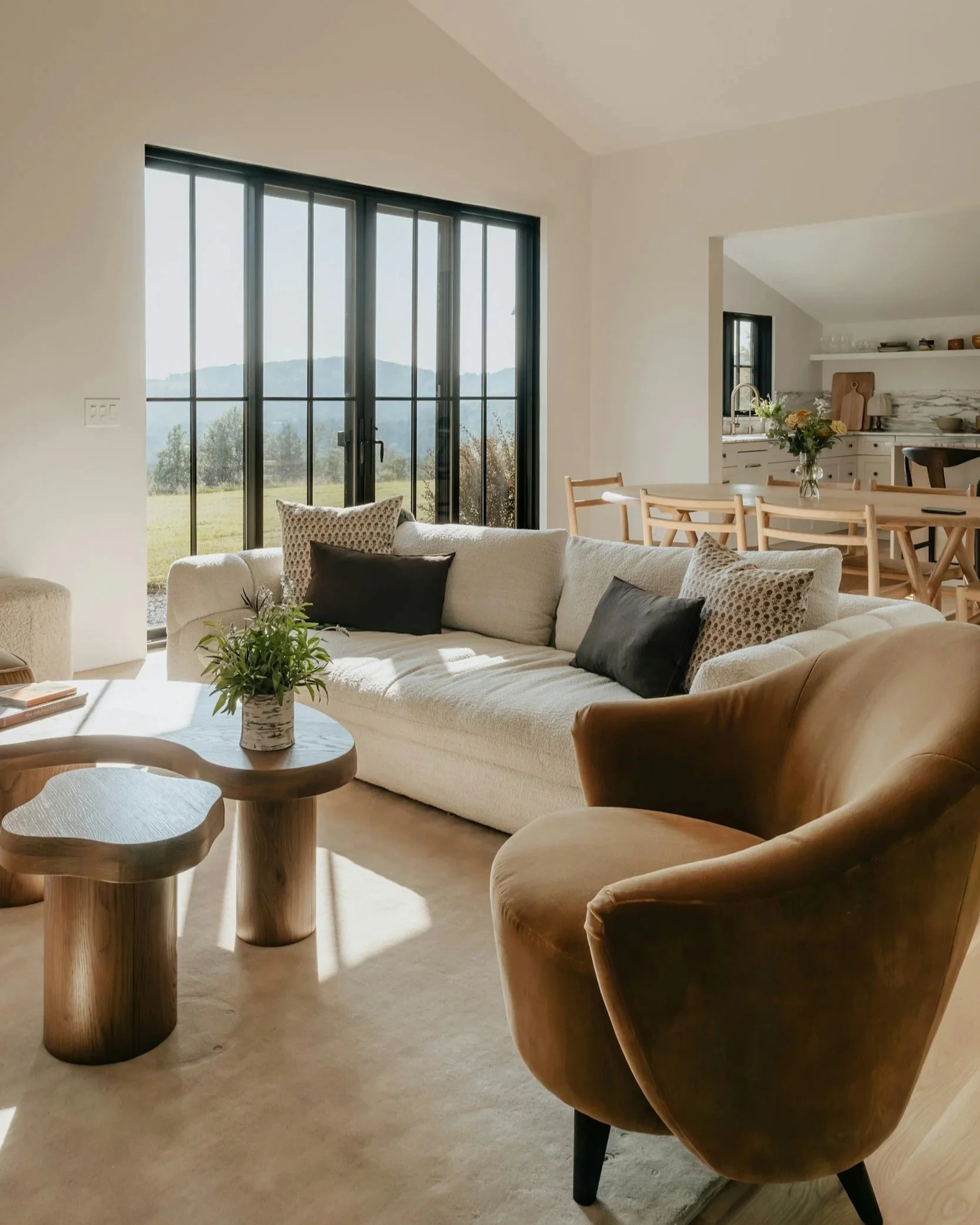Bright, welcoming therapy space with comfortable seating and natural light