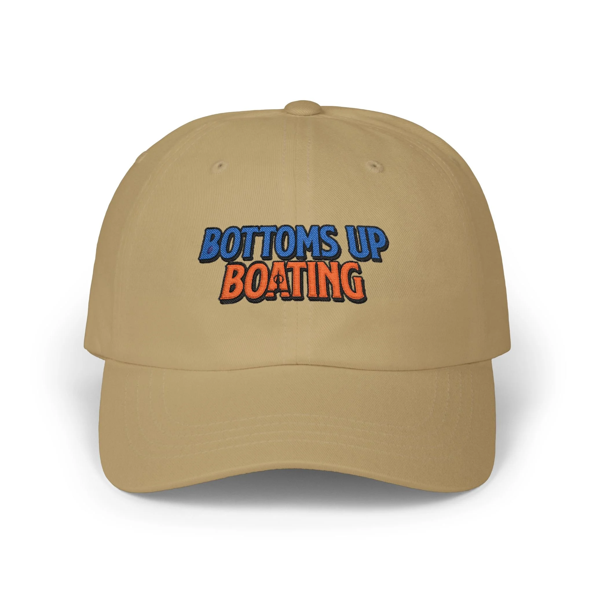 Bottoms Up Boating- For the Hull of It! Embroidered Hat