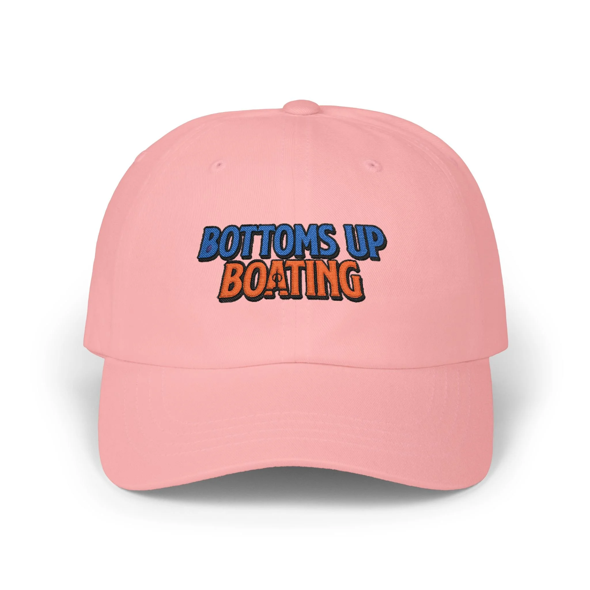 Bottoms Up Boating- For the Hull of It! Embroidered Hat