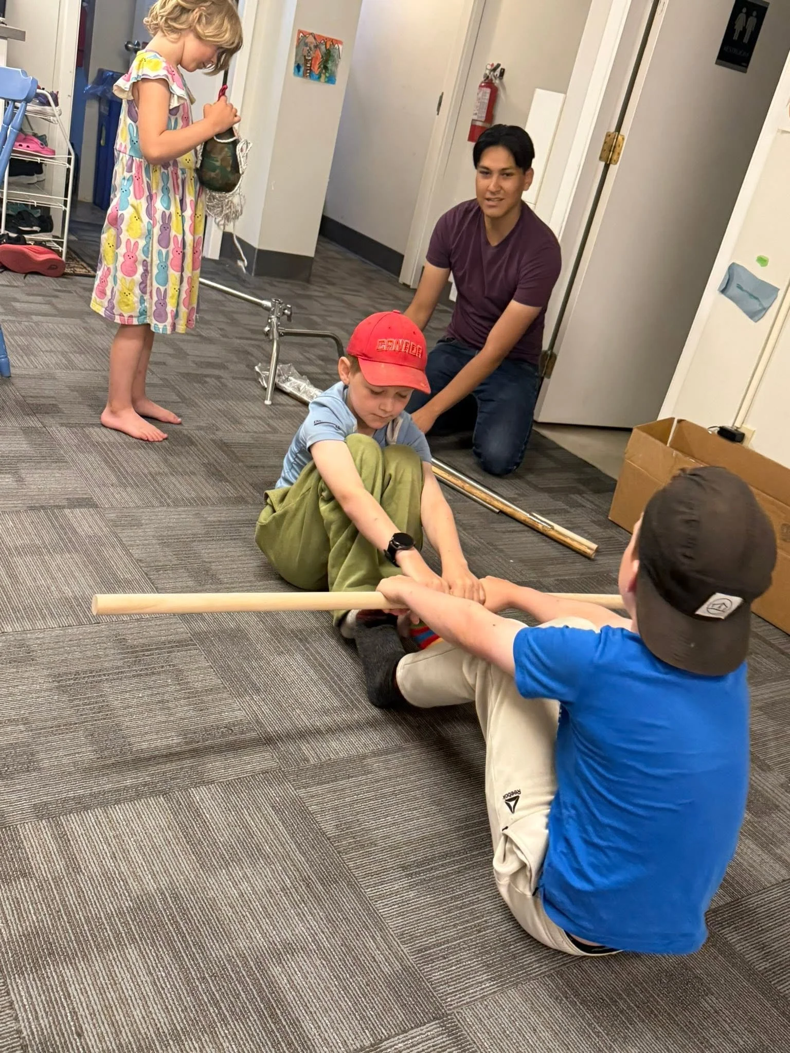 Learning Traditional games from youth leaders