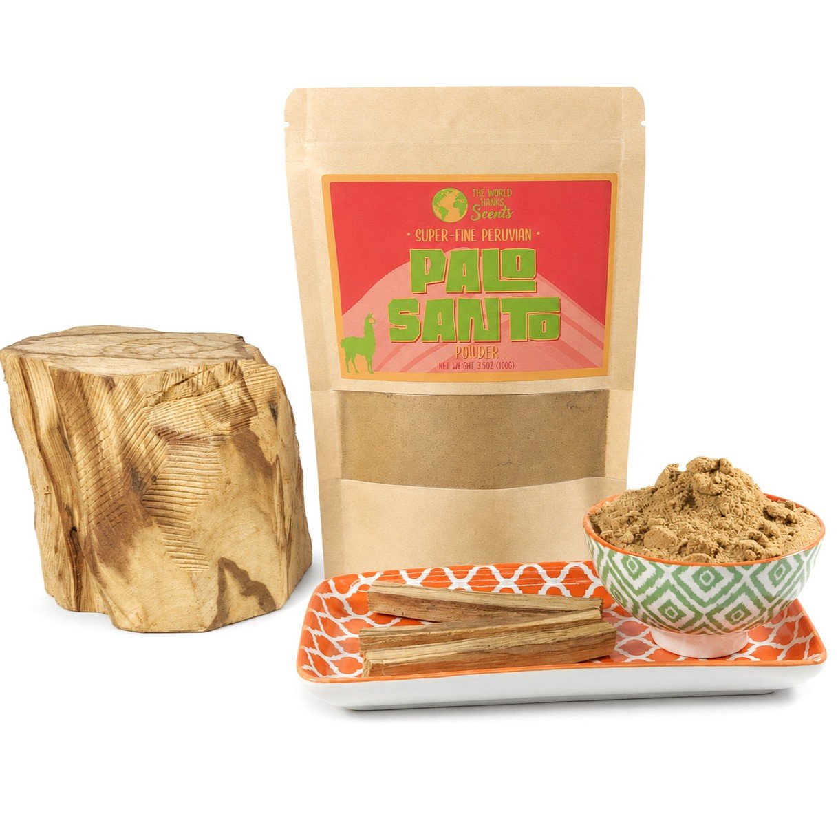 Super-Fine Palo Santo Powder | Bursera graveolens | Premium Quality