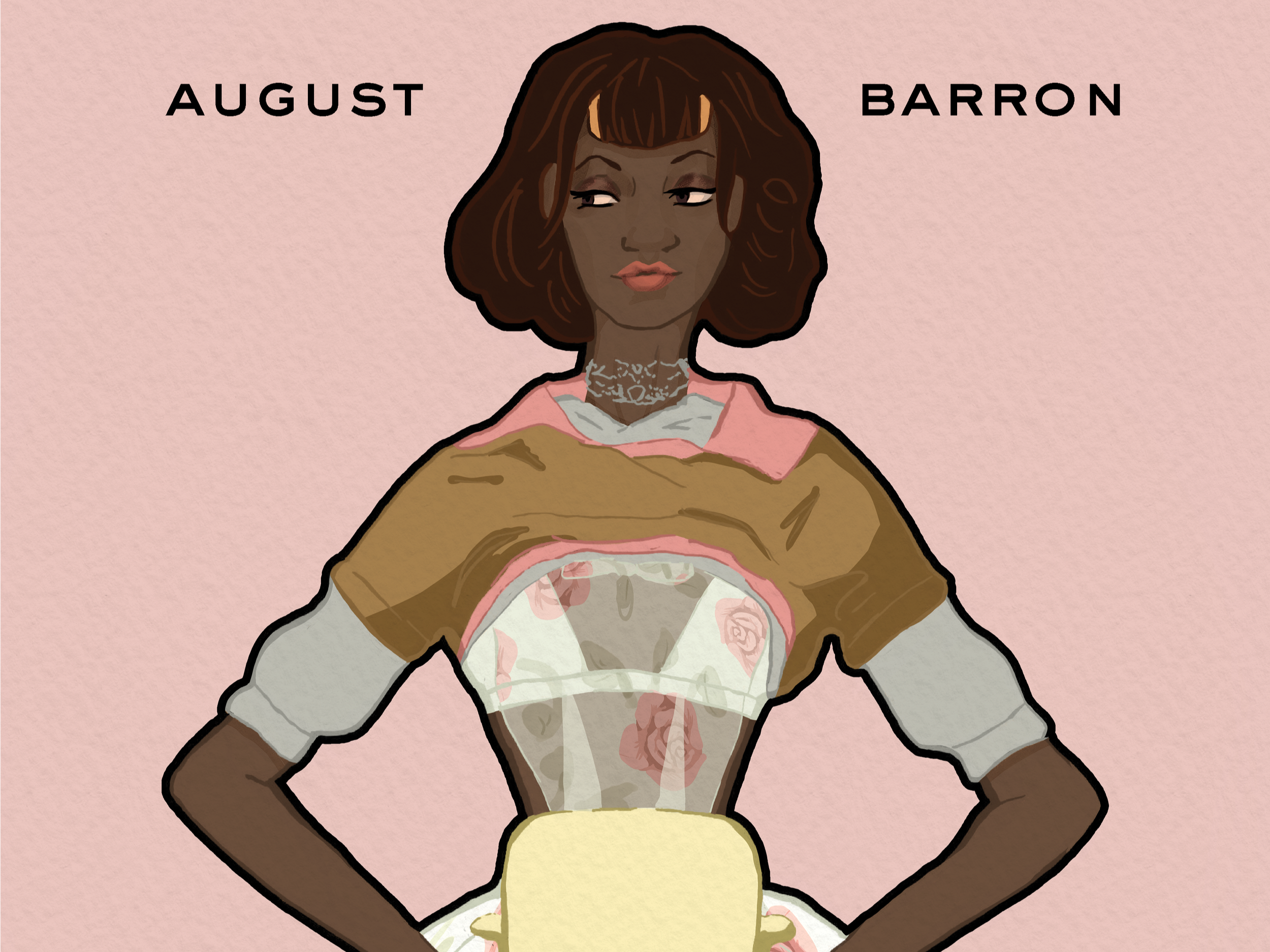 August Barron Real Housewife Illustrations