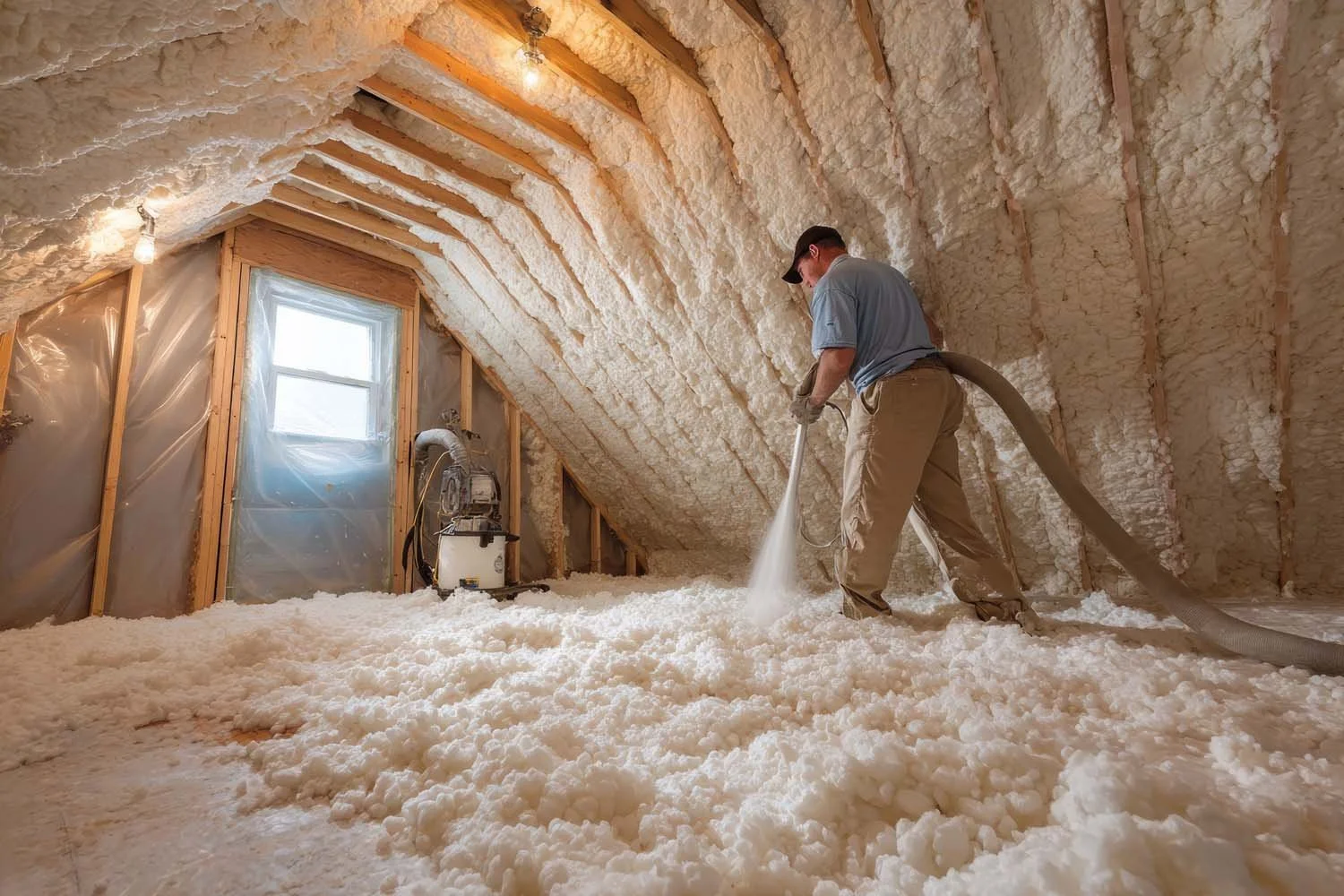 Attic Insulation Portland spray foam