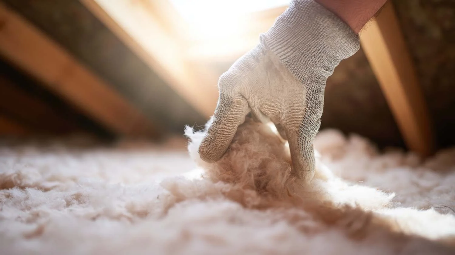 Insulation we check during attic evaluation