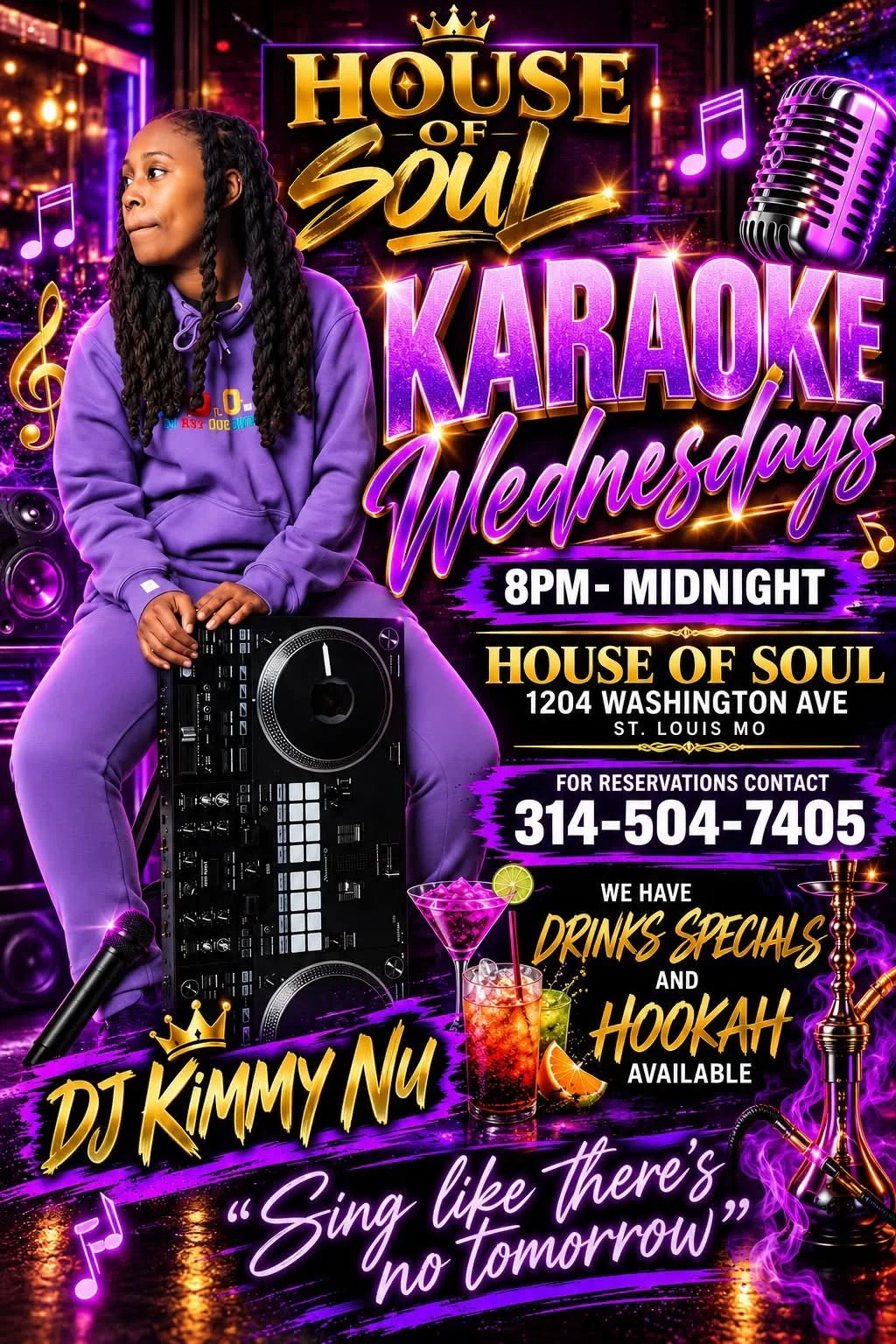 House of Soul tonight 

KARAOKE 2NIGHT ! 

MEET ME THERE! 👋🏾👋🏾