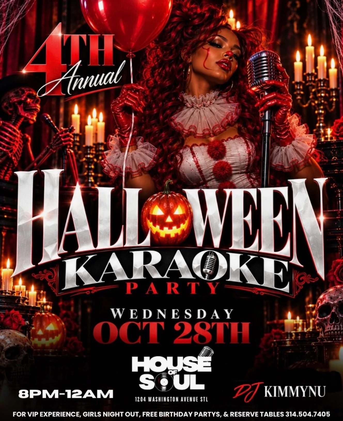 🎤🎶 WE AT HOUSE OF SOUL TONIGHT!! 🔥🔥

IT&rsquo;S KARAOKE NIGHT, BABYYYY!! 🎶🎙️

🚪 Doors open at 8PM
🎤 We start singing at 9:45PM
🍹 DRINK SPECIALS ALL NIGHT!
🍽️ Yo Yo Yummies on the food!

Come sing a lil bit 🎤
Drink a lil bit 🥂
Have a lil f