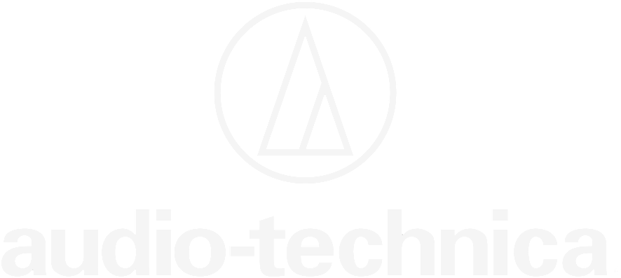 Logo of Audio-Technica with a stylized 'A' inside a circle above the company name.