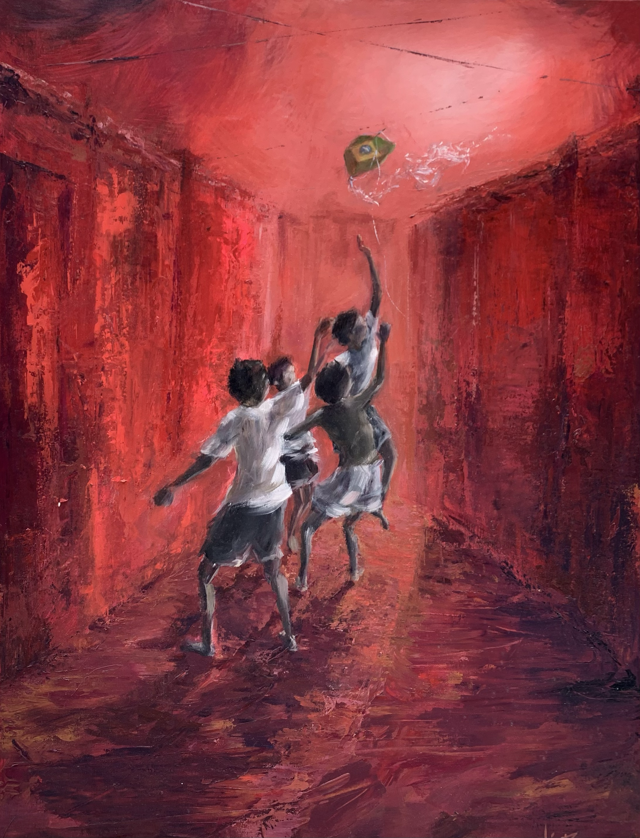 "They are gone" 2017, acrylic on canvas 60x80cm
