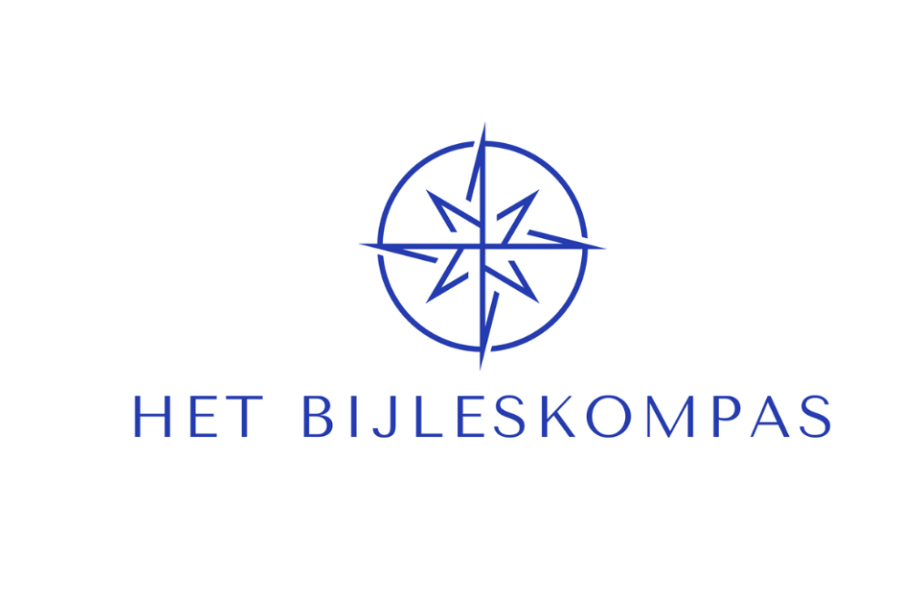Logo met een blauwe kompas en de tekst 'HET BIJLESKOMPAS' eronder.