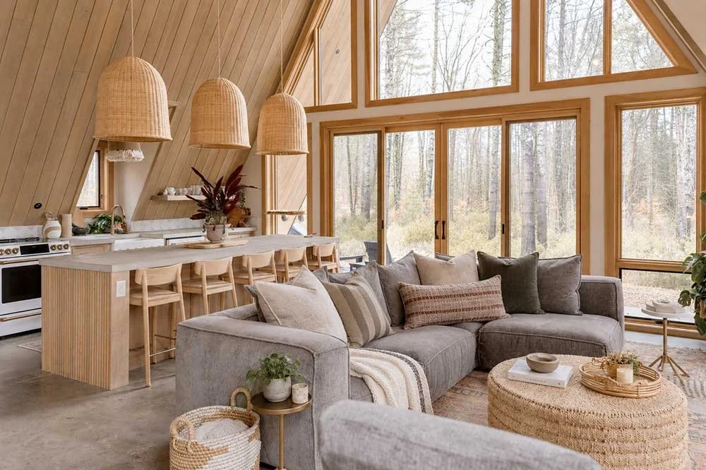 Sisters Oregon mountain home modern interior styling