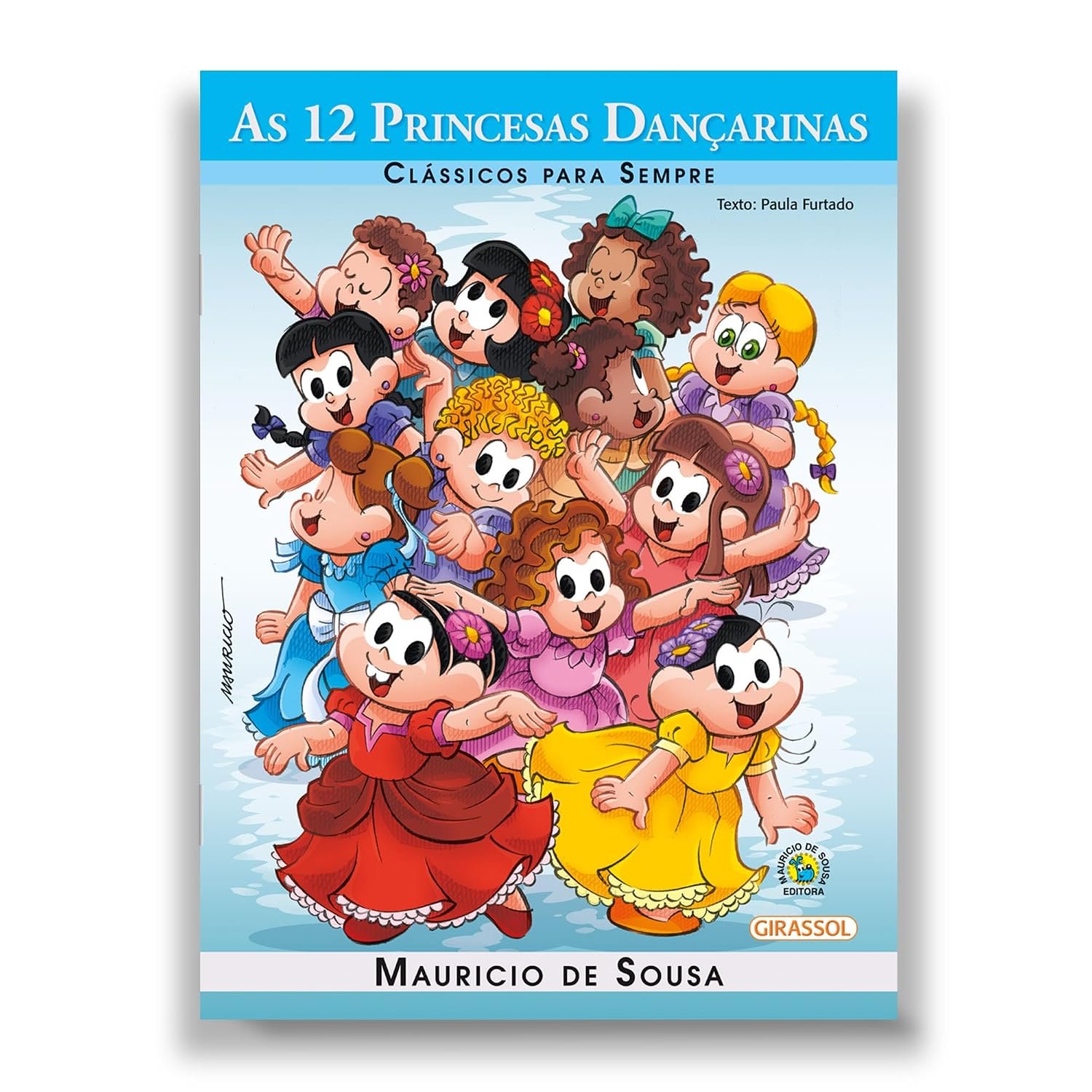 Livro Ilustrado 'As 12 Princesas Dançarinas' - Mauricio de Sousa