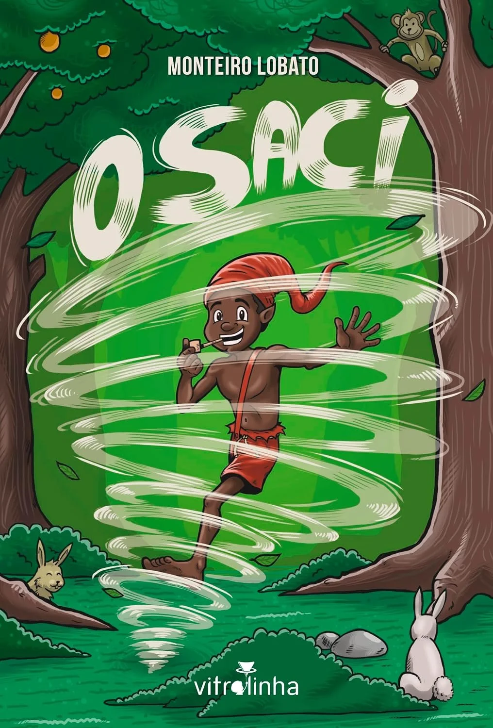 Livro "O Saci" de Monteiro Lobato