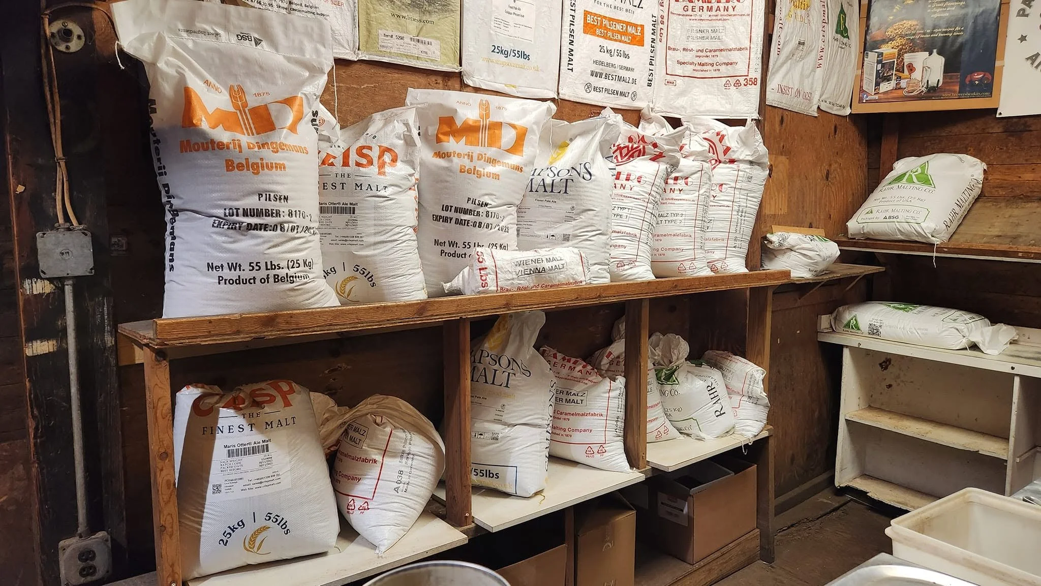 Homebrew grain bags and brewing ingredients stocked at Pantano's