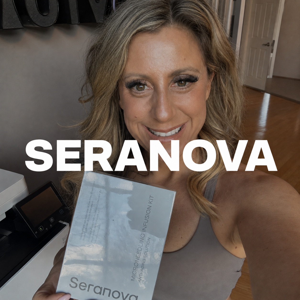 I partnered with Seranova in spring 2026, drawn in by the results of at-home microneedling done right. What began as a personal discovery has grown into a routine I swear by, using it every two weeks and watching real improvement in my skin's elastic