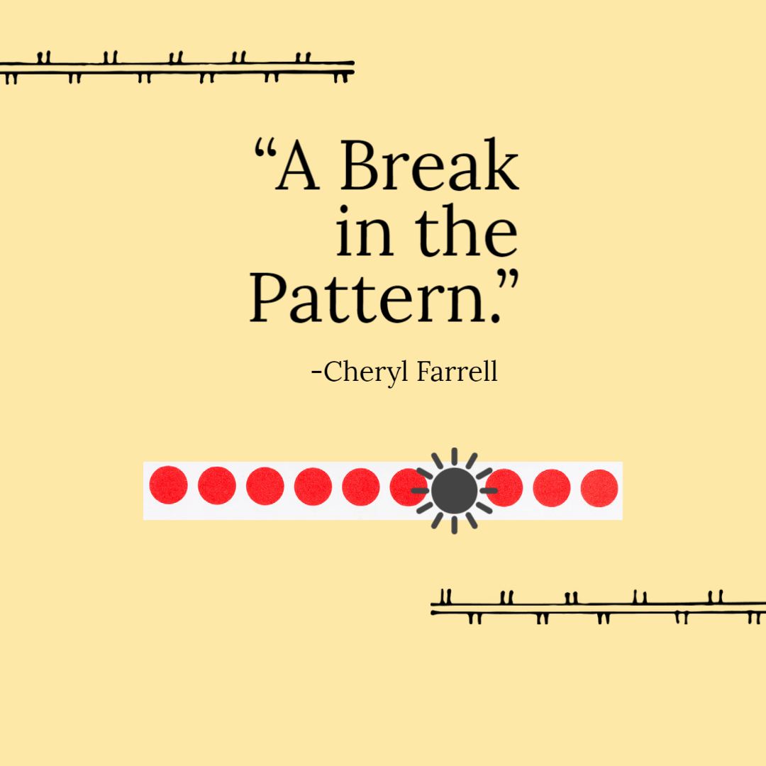 Podcast episode about breaking the pattern in storytelling.