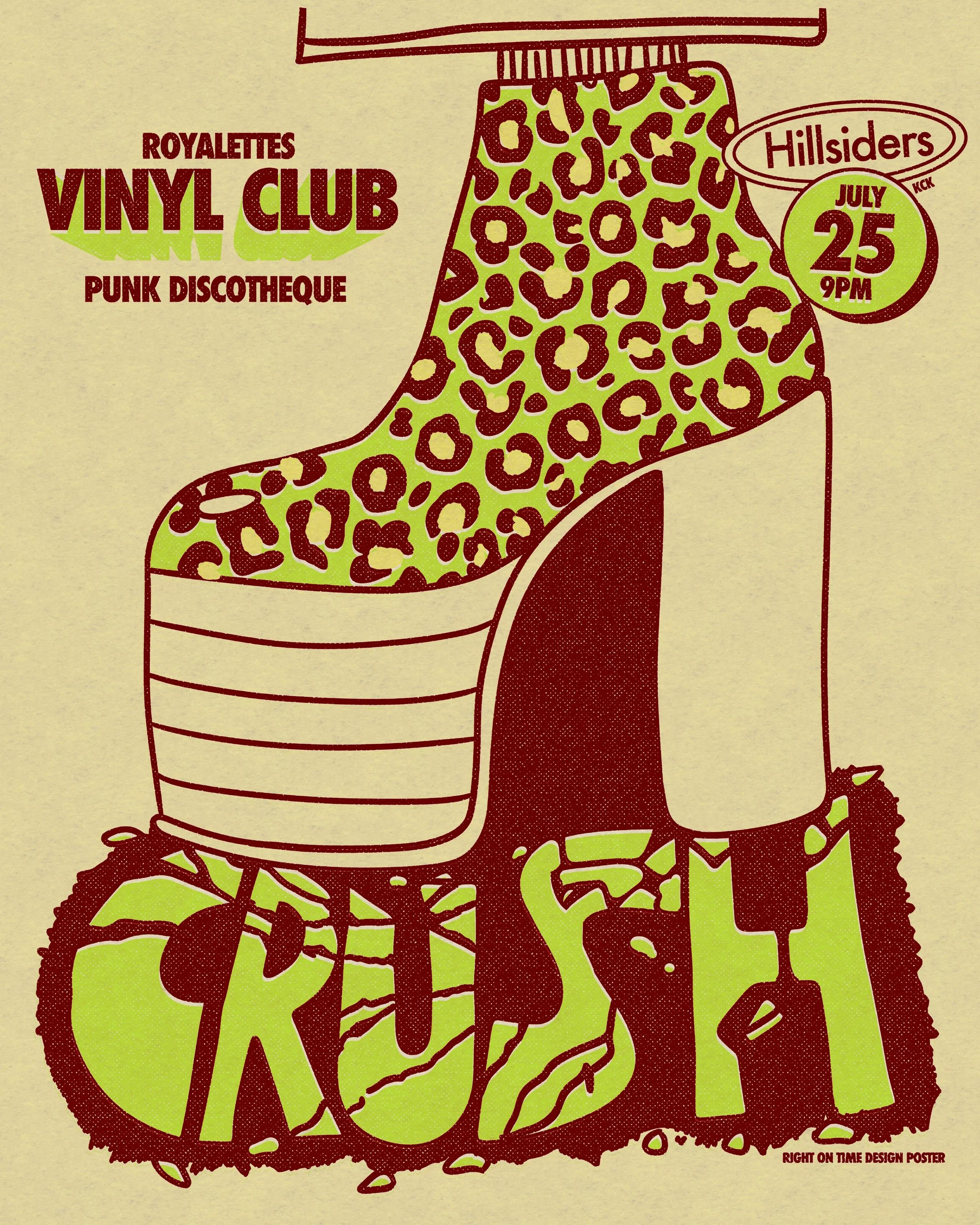 @royalettesvc CRUSH @hillsiderskck PUNK DISCOTHEQUE