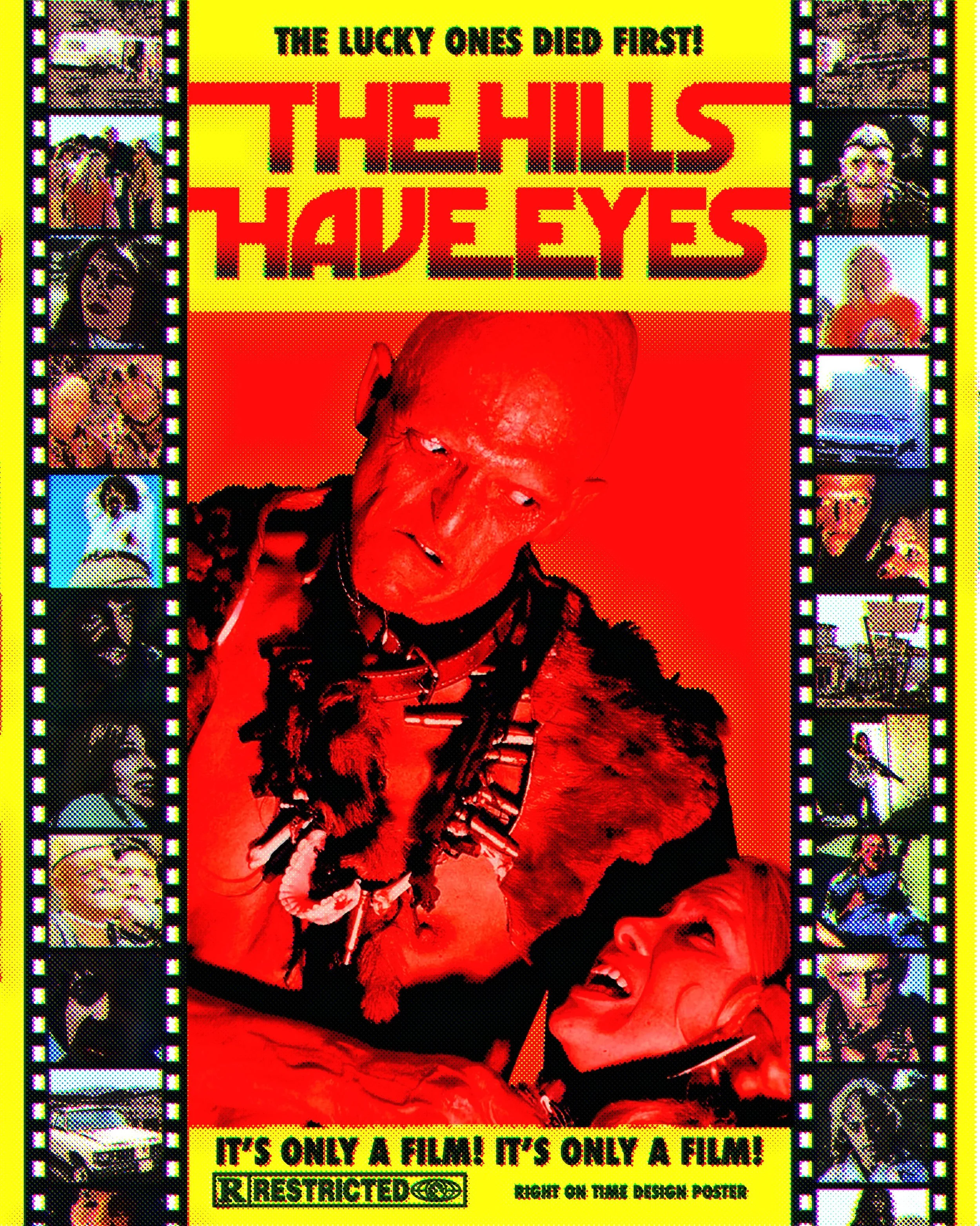 11 of 31 &bull; THE HILLS HAVE EYES &bull; #hillshaveeyes #filmposter #graphicdesign #fuckai #bootlegdesign