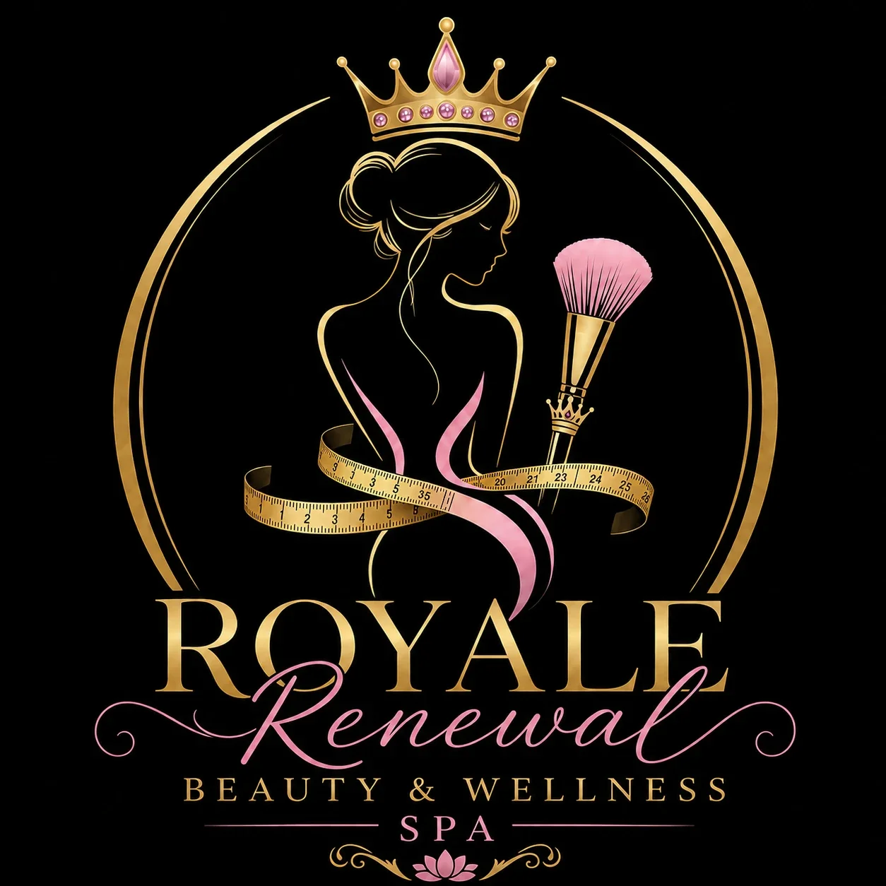 Woman receiving a beauty treatment at Royale Renewal