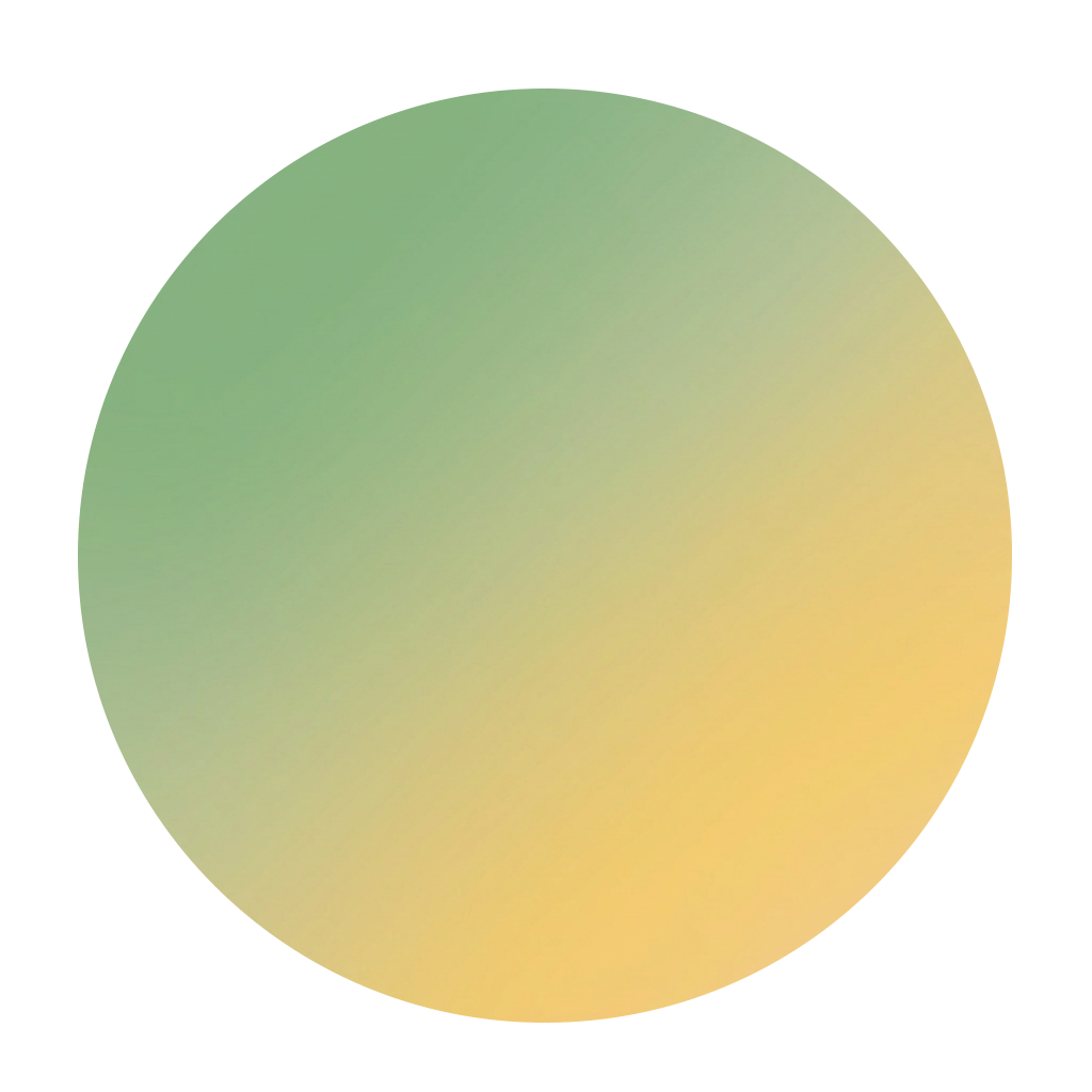 An abstract outline icon with a rainbow-shaped pattern within a circle shape.