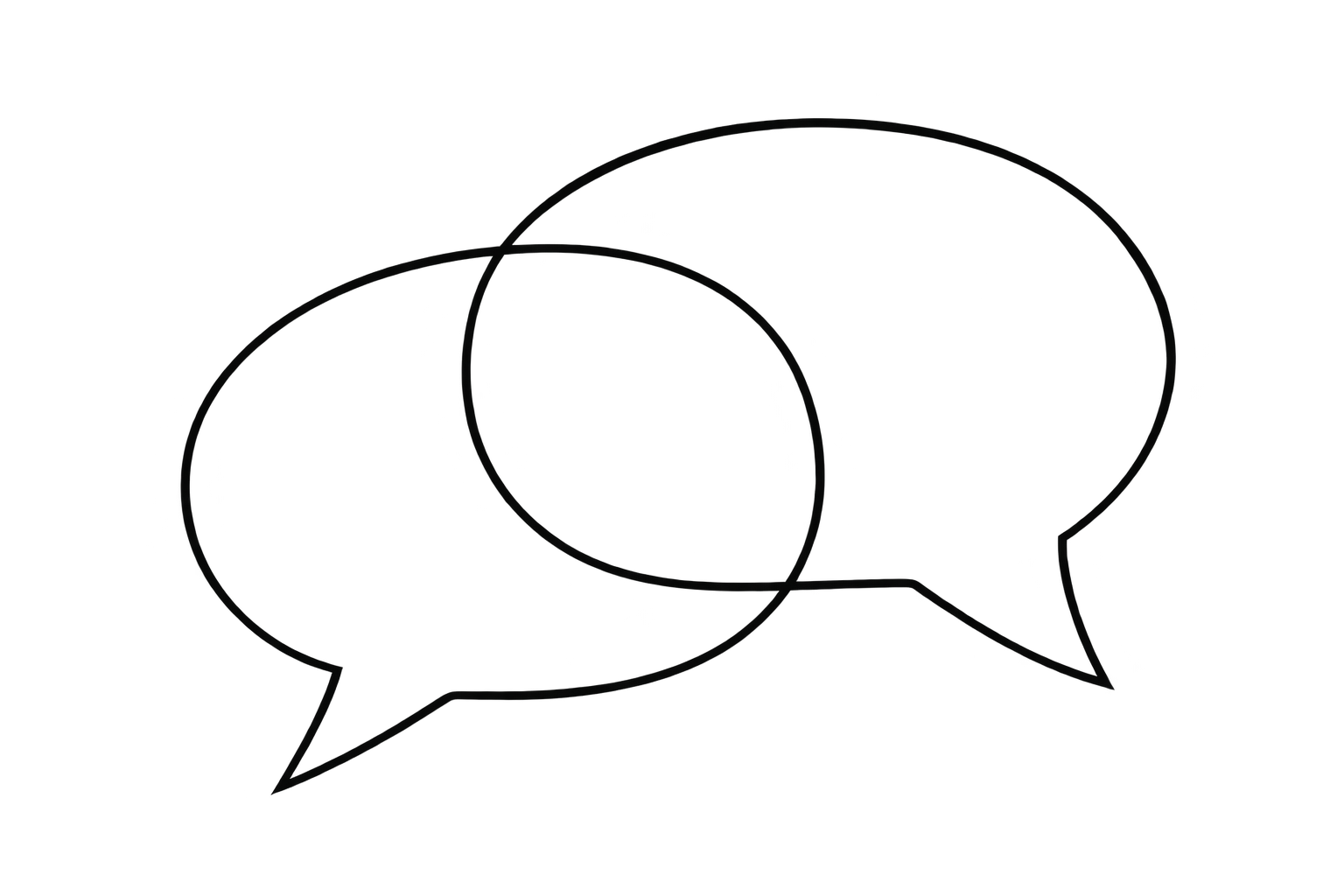 Geometric drawing of an outline square with sections divided by vertical, horizontal, and diagonal lines.