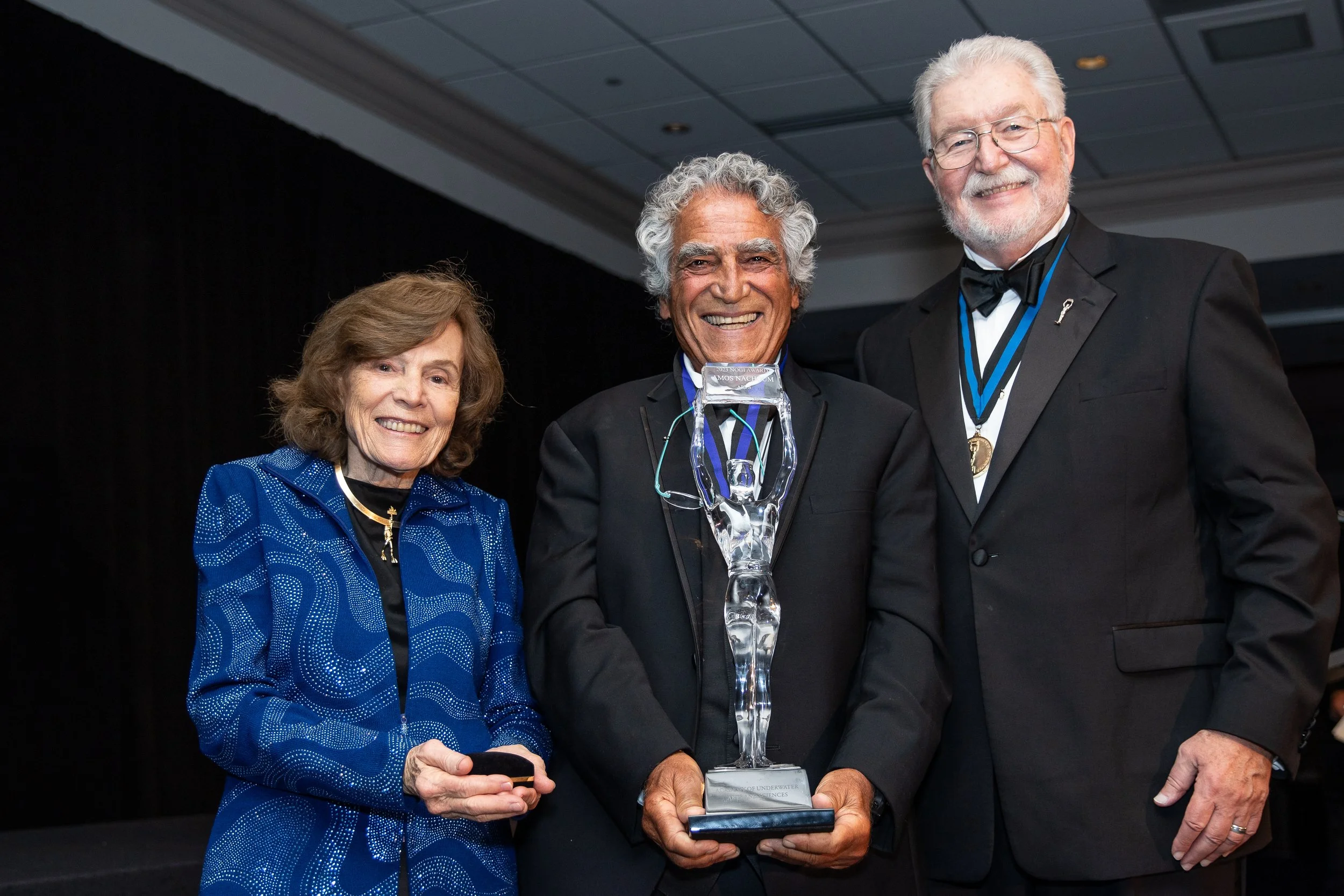 16 - 2023 NOGI Award  - Dr Sylvia earle, Amos and Dan Orr.jpeg