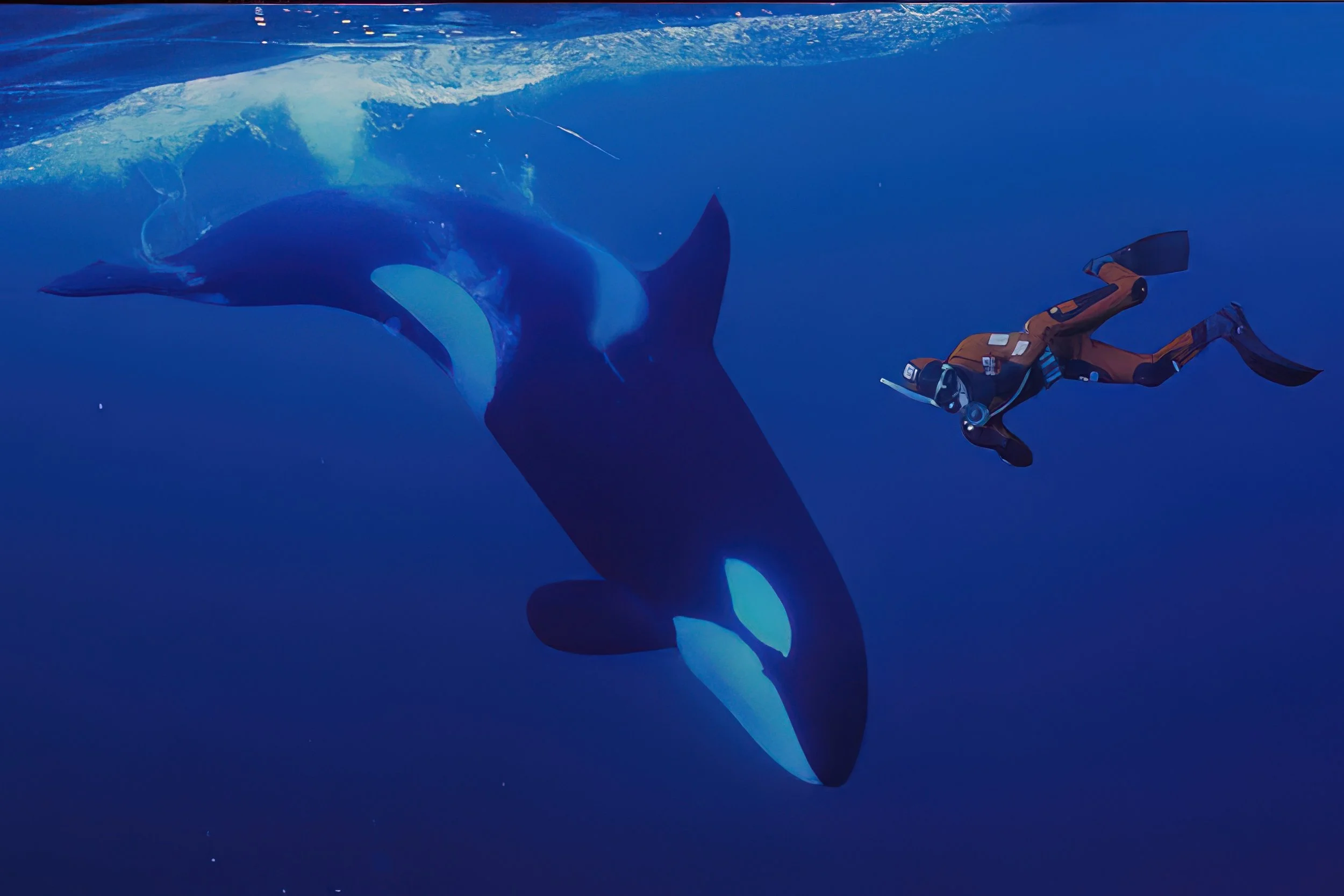 Orca and diverOrca & Diver 2-gigapixel-high fidelity v2-4x.jpeg