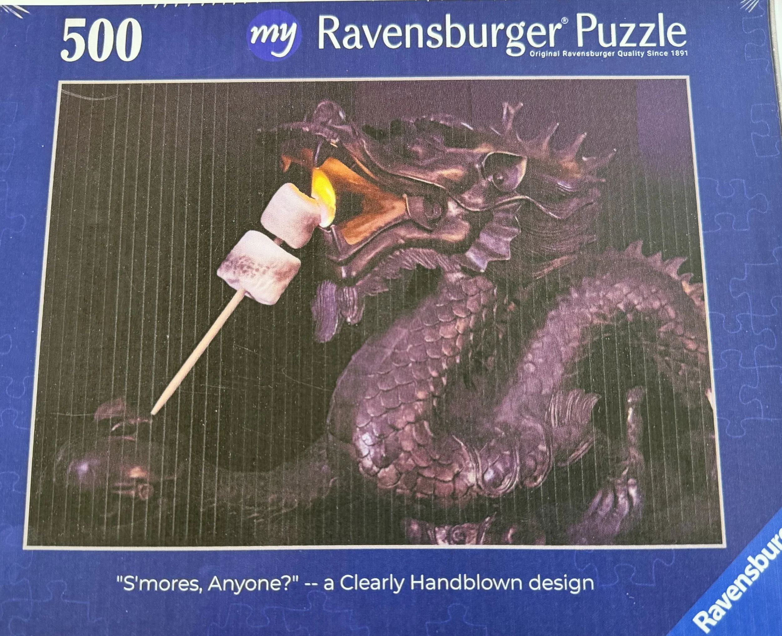 S’Mores, Anyone? Ravensburger puzzle box