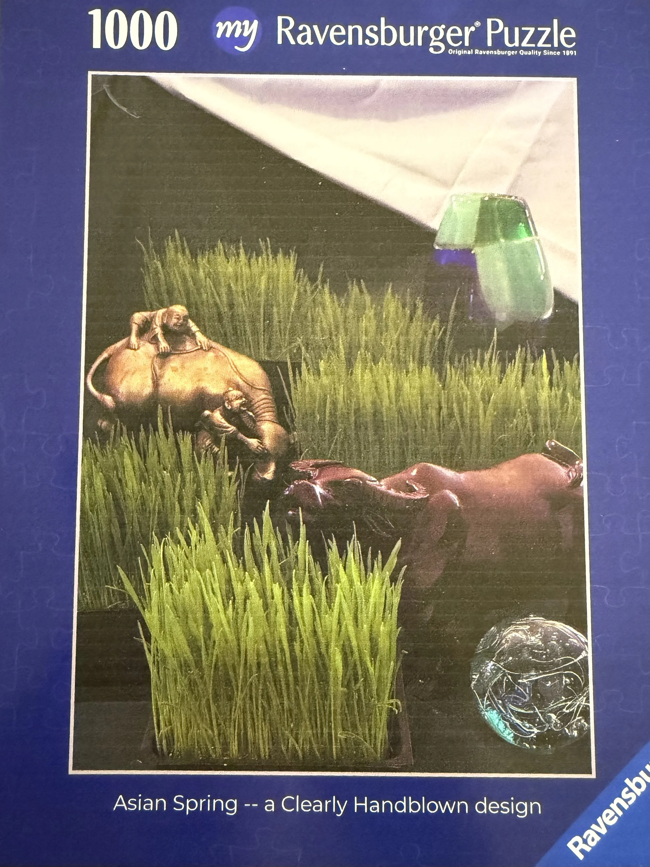 Asian Spring Ravensburger puzzle box