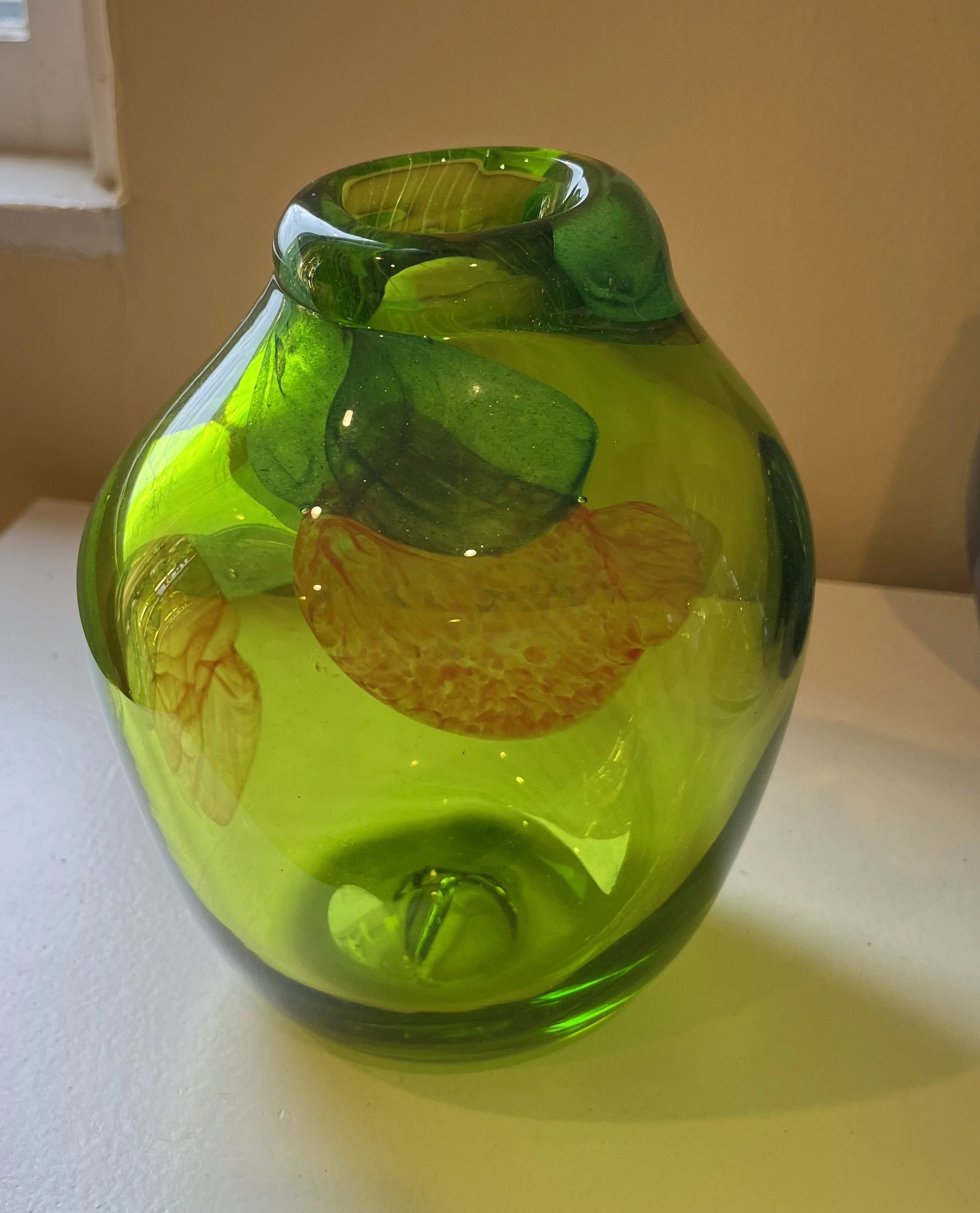 Handblown glass vase — Private Collection: New Hampshire.
