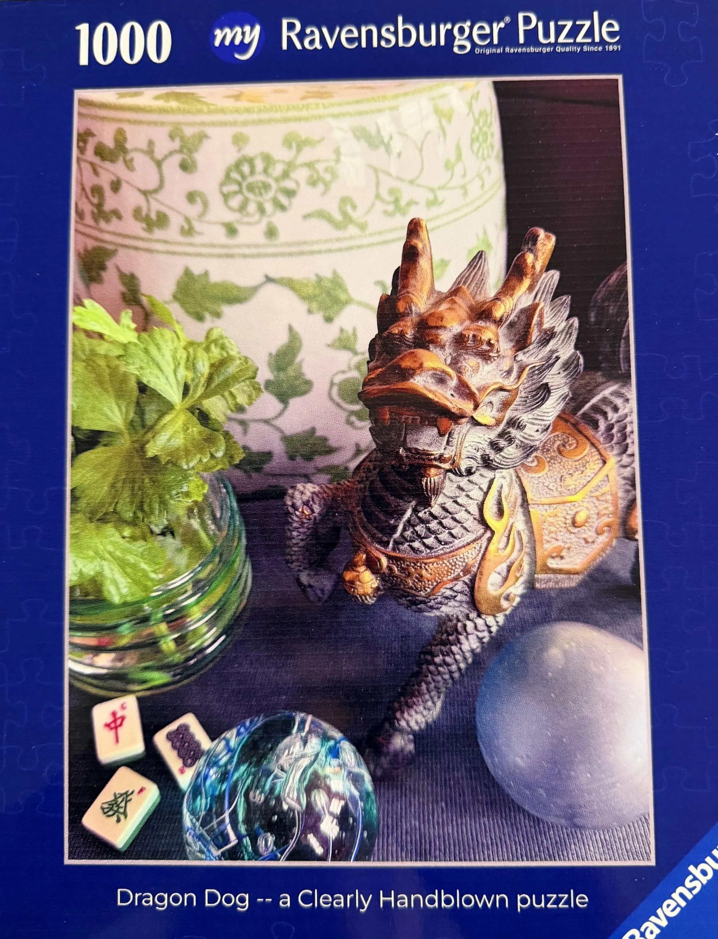 Dragon Dog — Ravensburger jigsaw puzzle box.