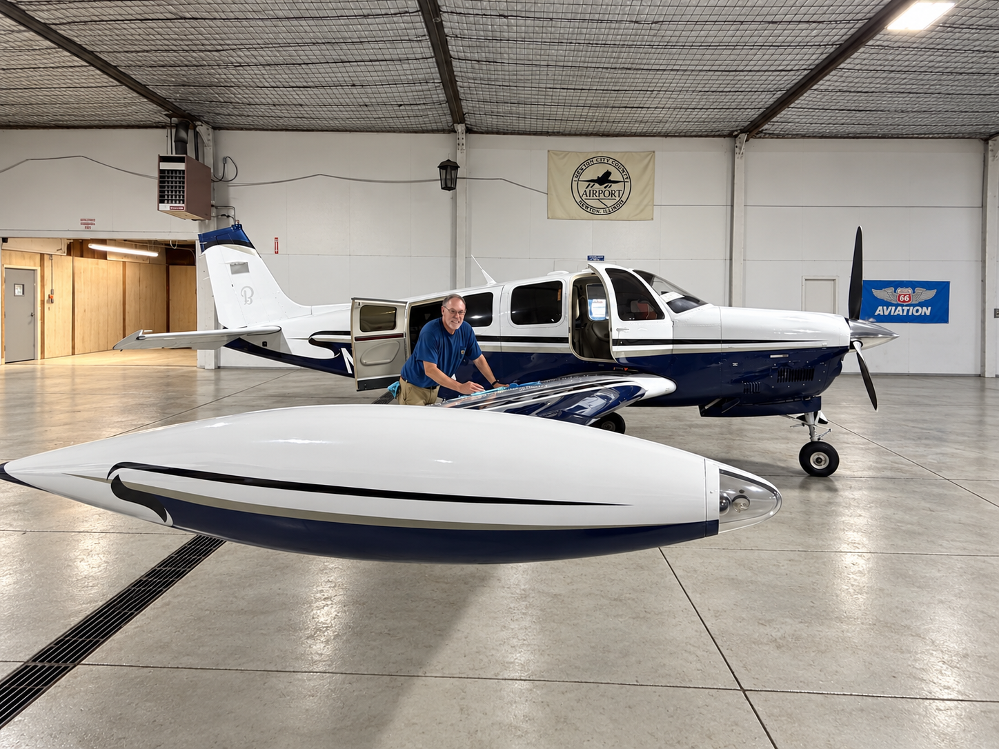 Bonanza Newton Airport Kansas Aircraft Detailing