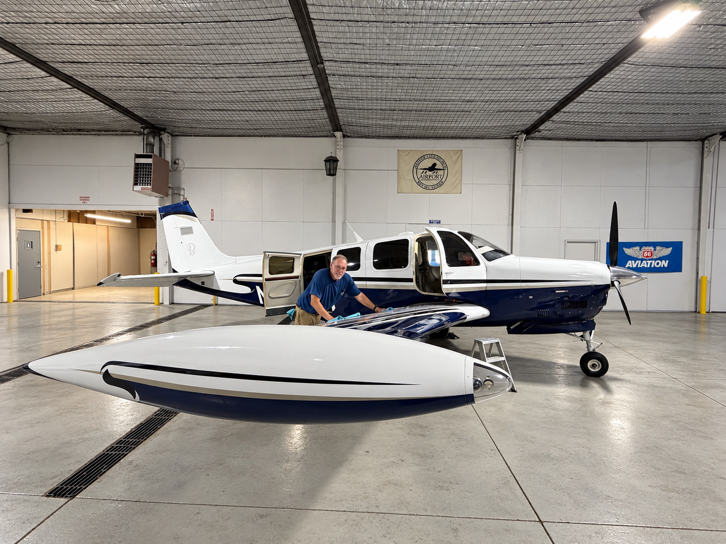 beechcraft Bonanza Exterior clean Newton, KS KEWK EWK