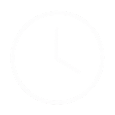 Black and white clock showing 4:00