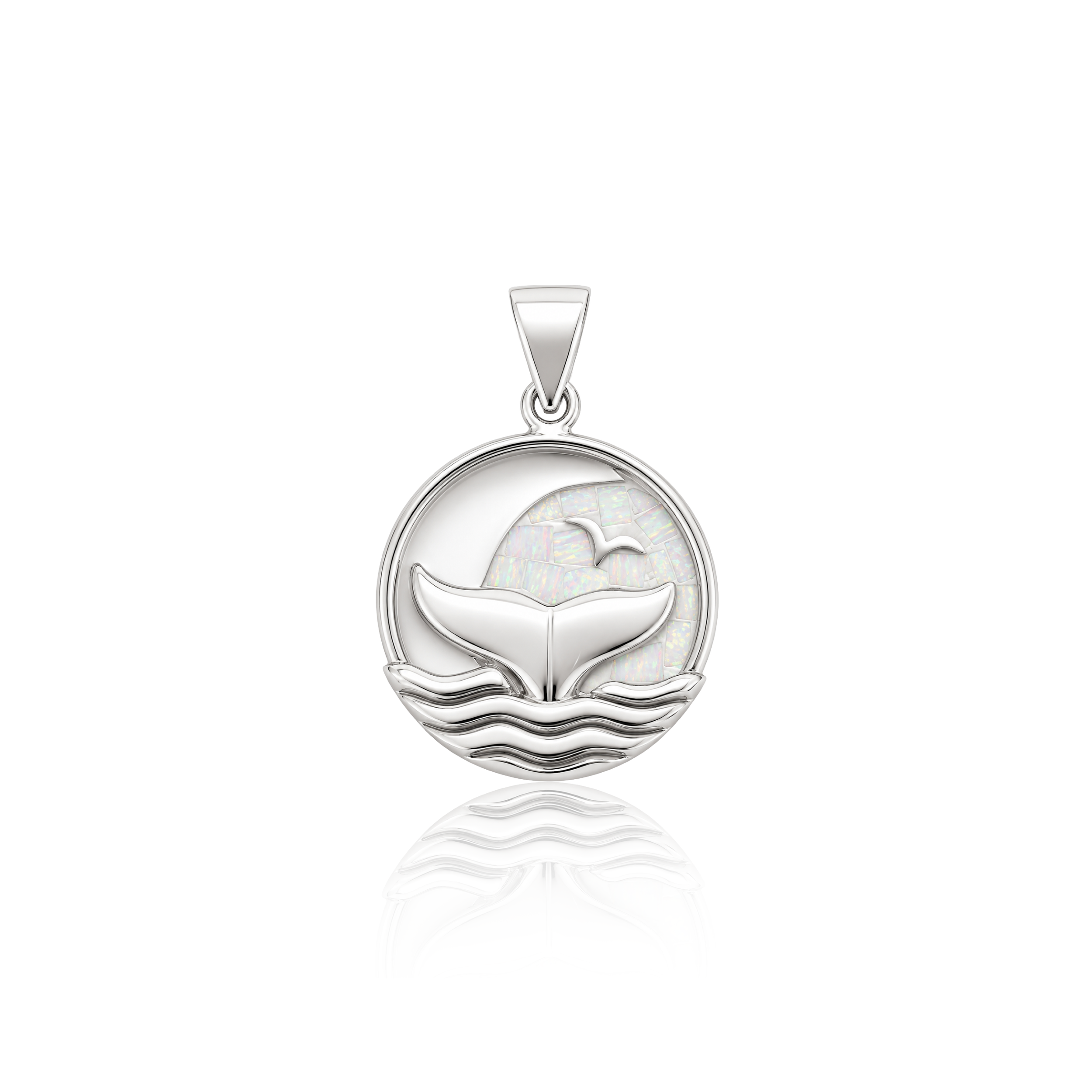 Dije Paisaje Marino Plata