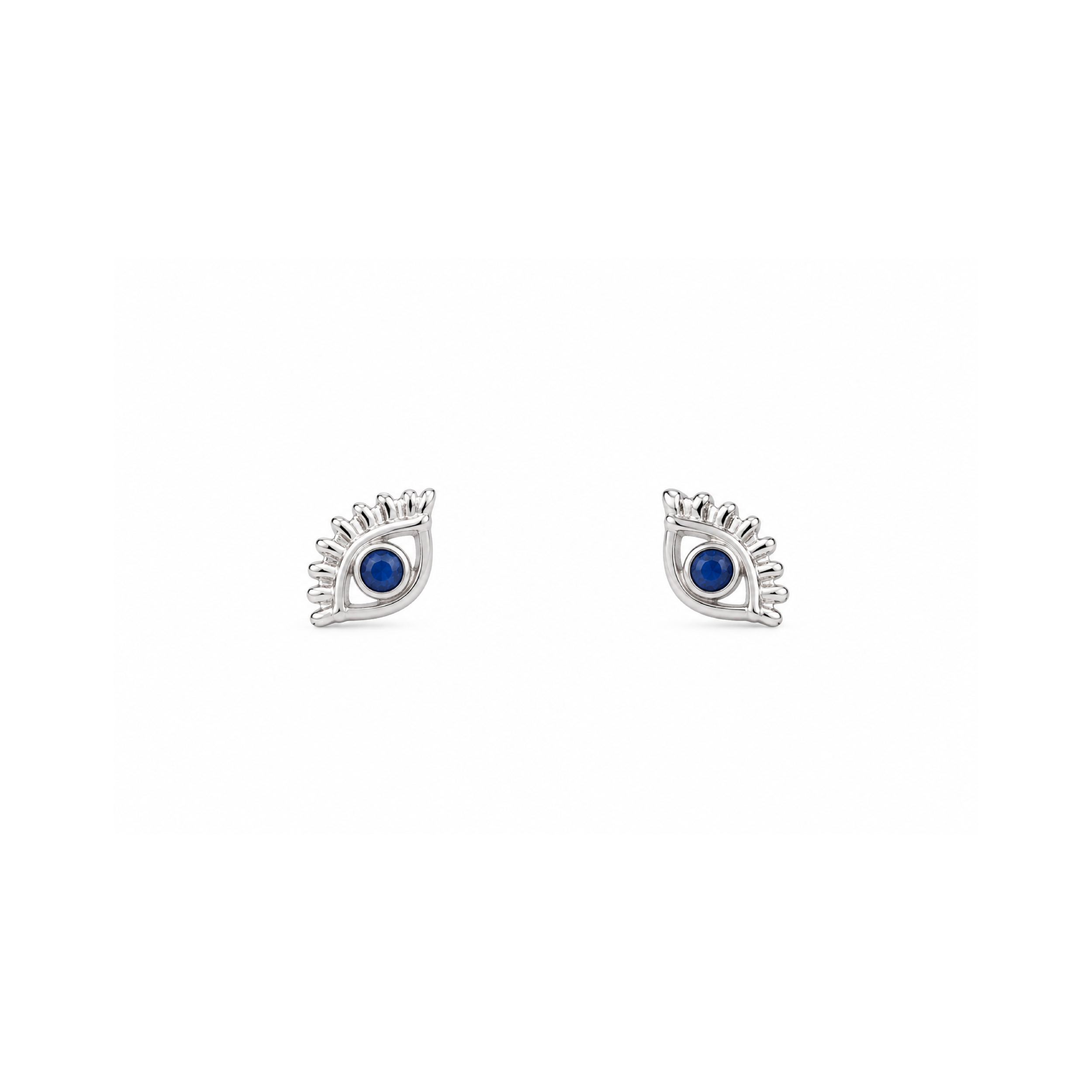 Aretes Ojo Plata 9.25