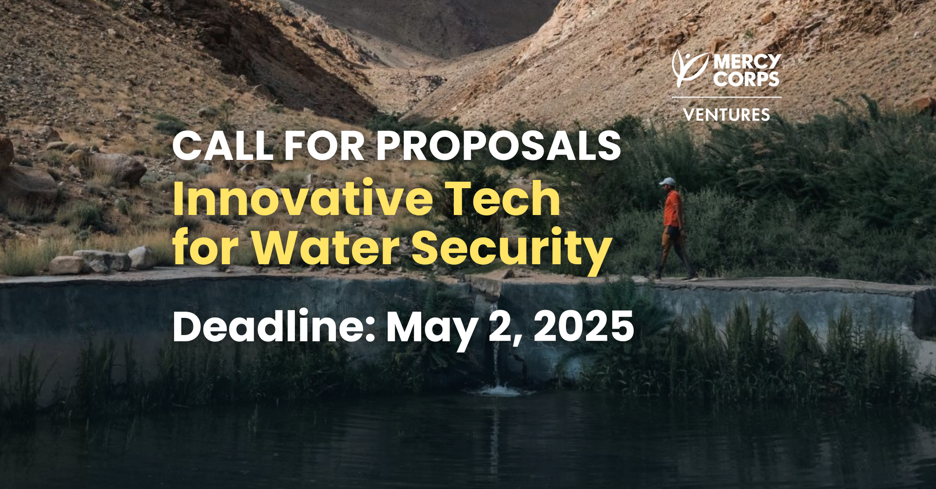 Call for Proposals: Innovative Tech for Water Security