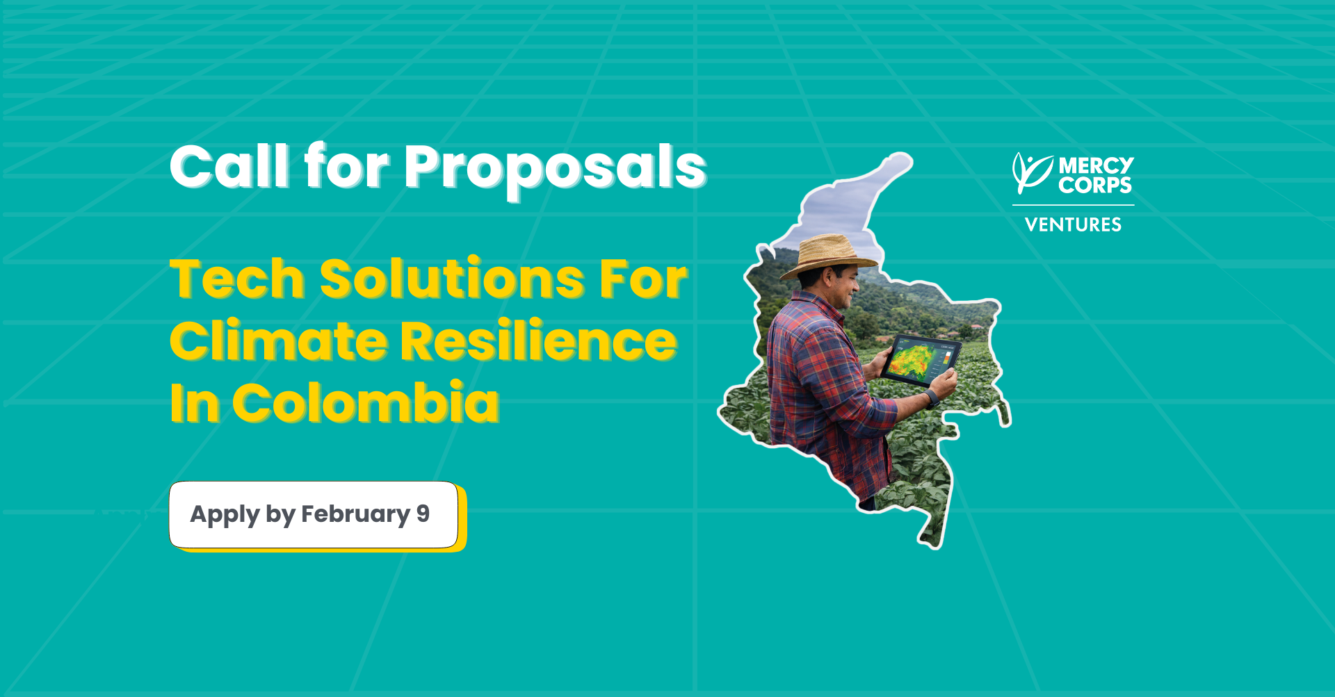 Call for Proposals: Tech Solutions For Climate Resilience In Colombia 