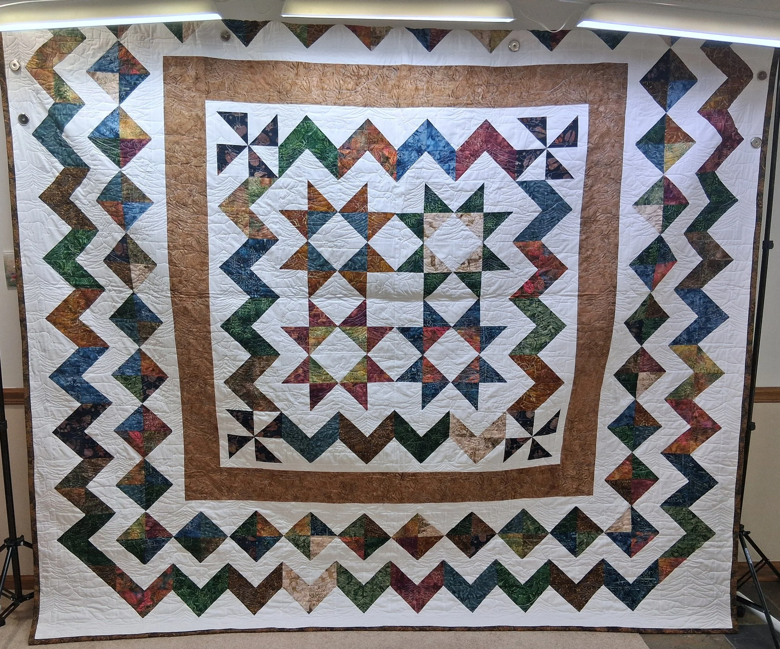 The Woodsman King Size Quilt 98 X 98