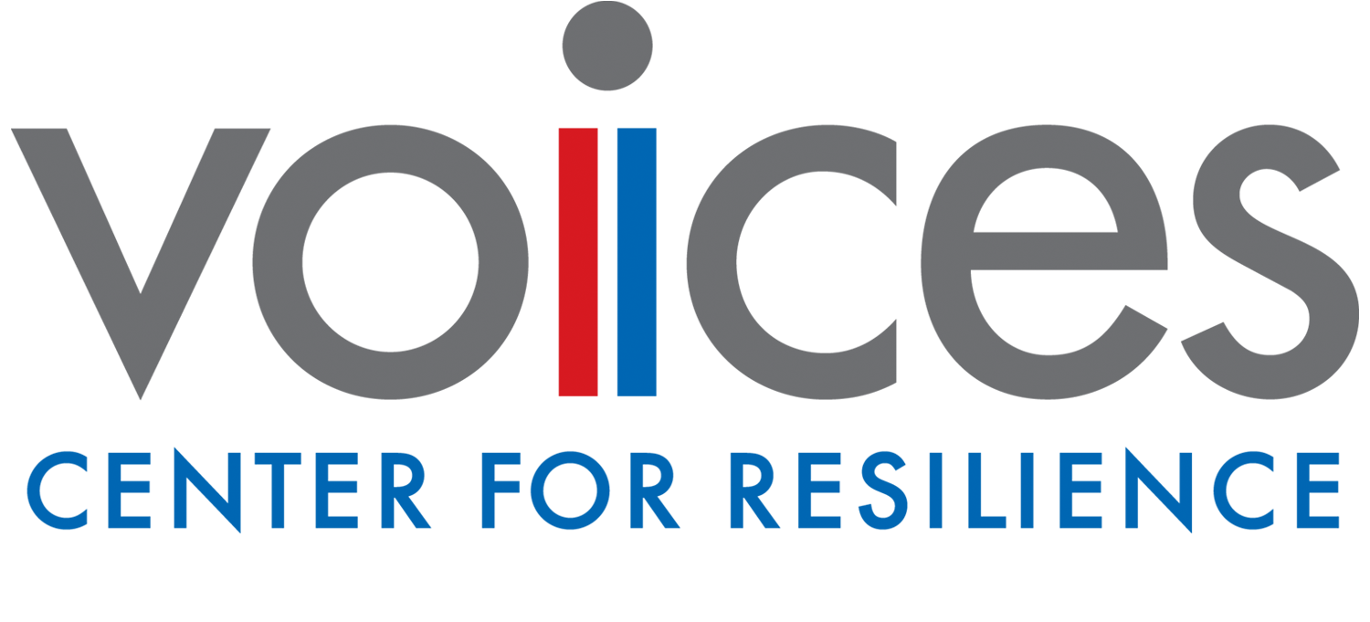 Logo of Voices, Center for Resilience
