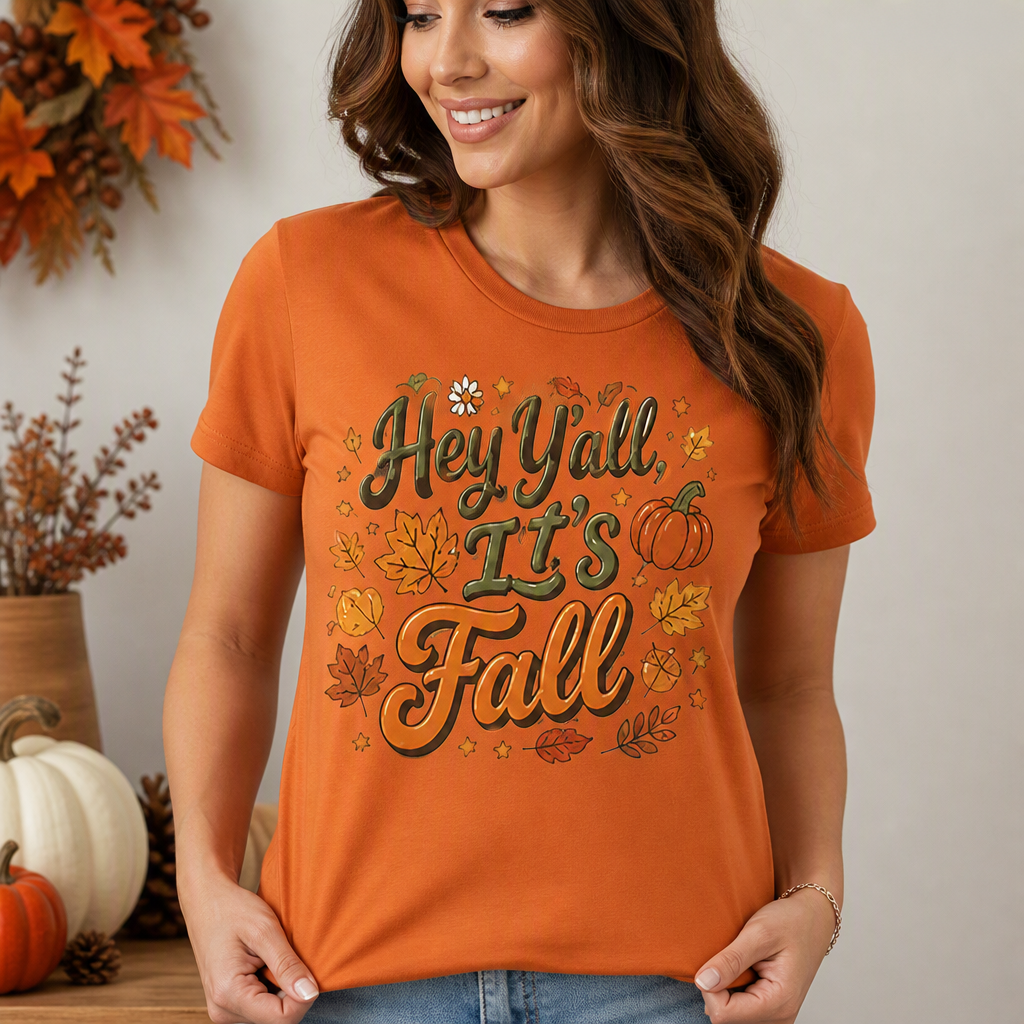 “Hey Y’all, It’s Fall” Tee