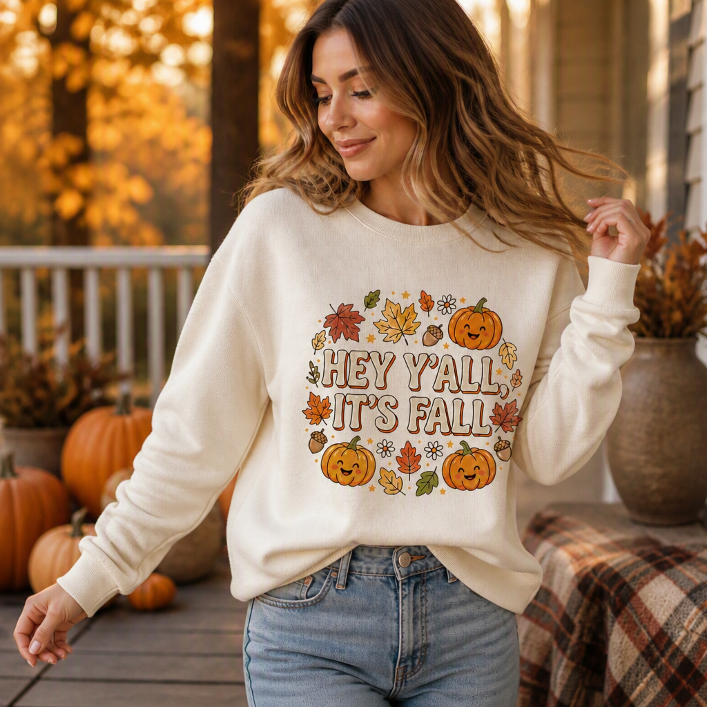 “Hey Y’all, It’s Fall” Sweatshirt