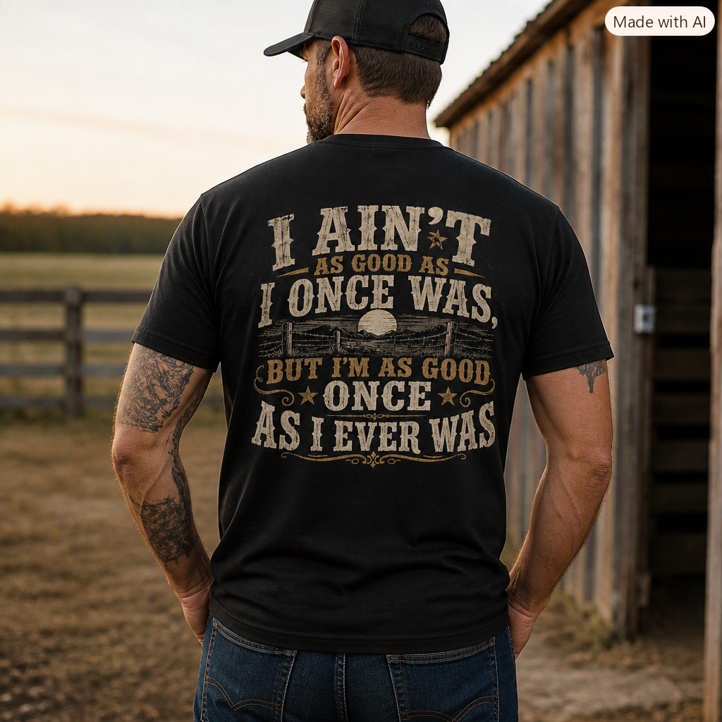 I AIN'T AS GOOD AS I ONCE WAS...