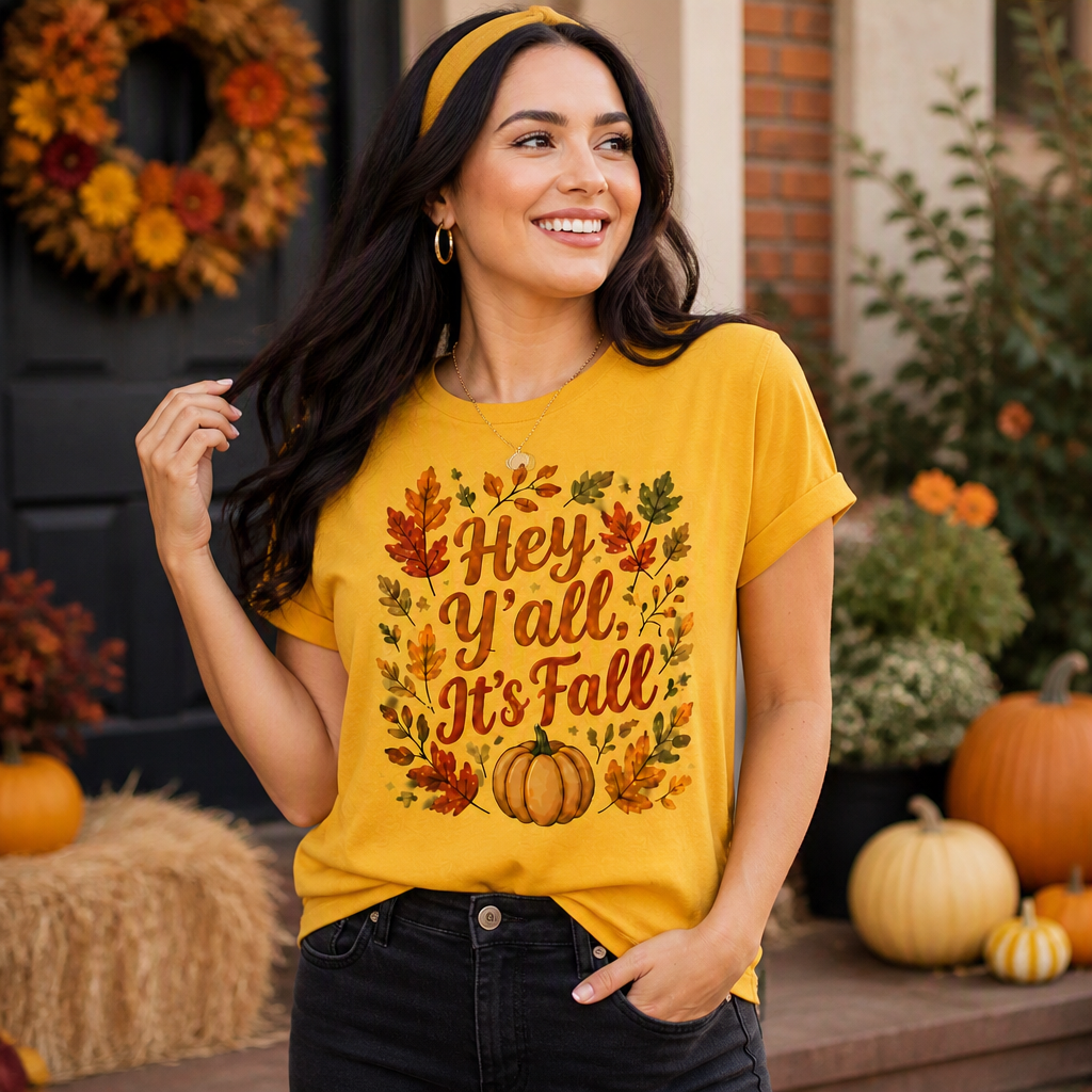 “Hey Y’all, It’s Fall” Tee