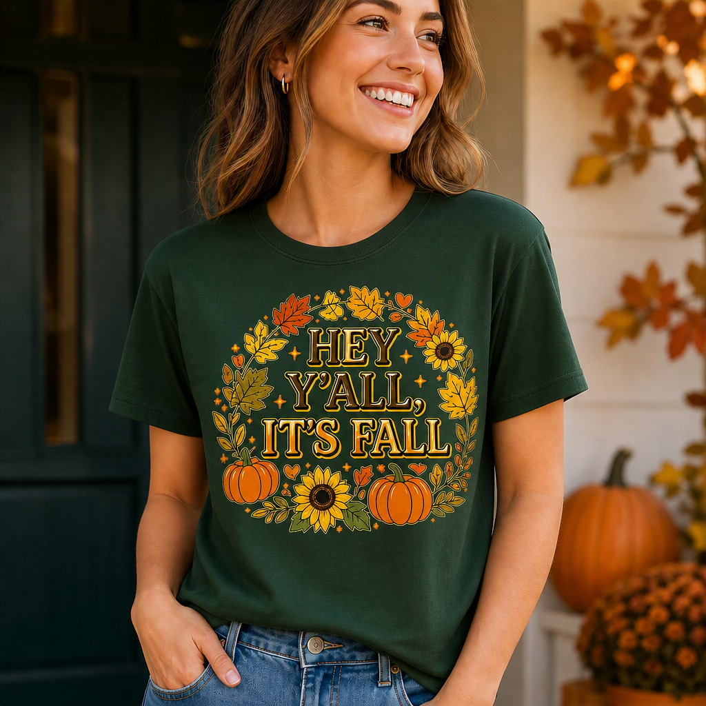 “Hey Y’all, It’s Fall” Tee