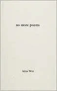 Book cover titled 'no more poems' by Adim Witt