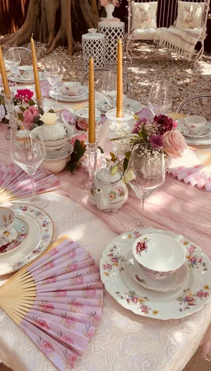 House of Affairs tablescape
