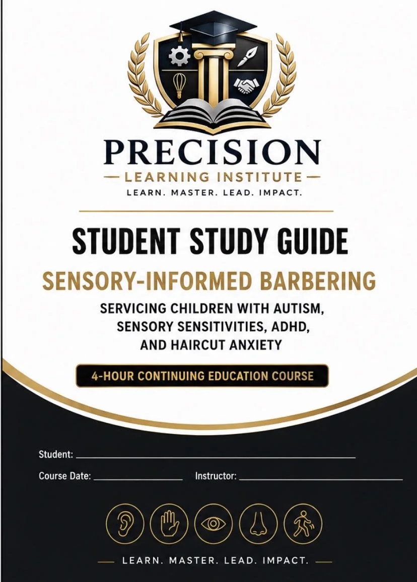 Online Sensory-Informed Barbering CE / 15+ Years 2 Hours